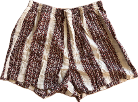 Anokhi for Accacia Men’s Boxer Shorts in Modica Maroon