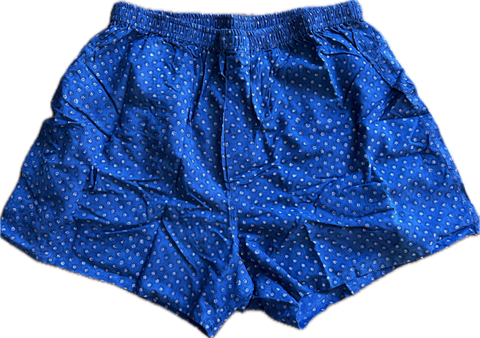 Anokhi for Accacia Men’s Boxer Shorts in Purple Bindi Spot