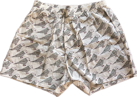 Anokhi for Accacia Men’s Boxer Shorts in Parrot Print